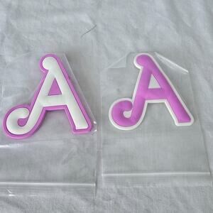 Aiersa Letter Charms for Bags "A" 2 Pieces New